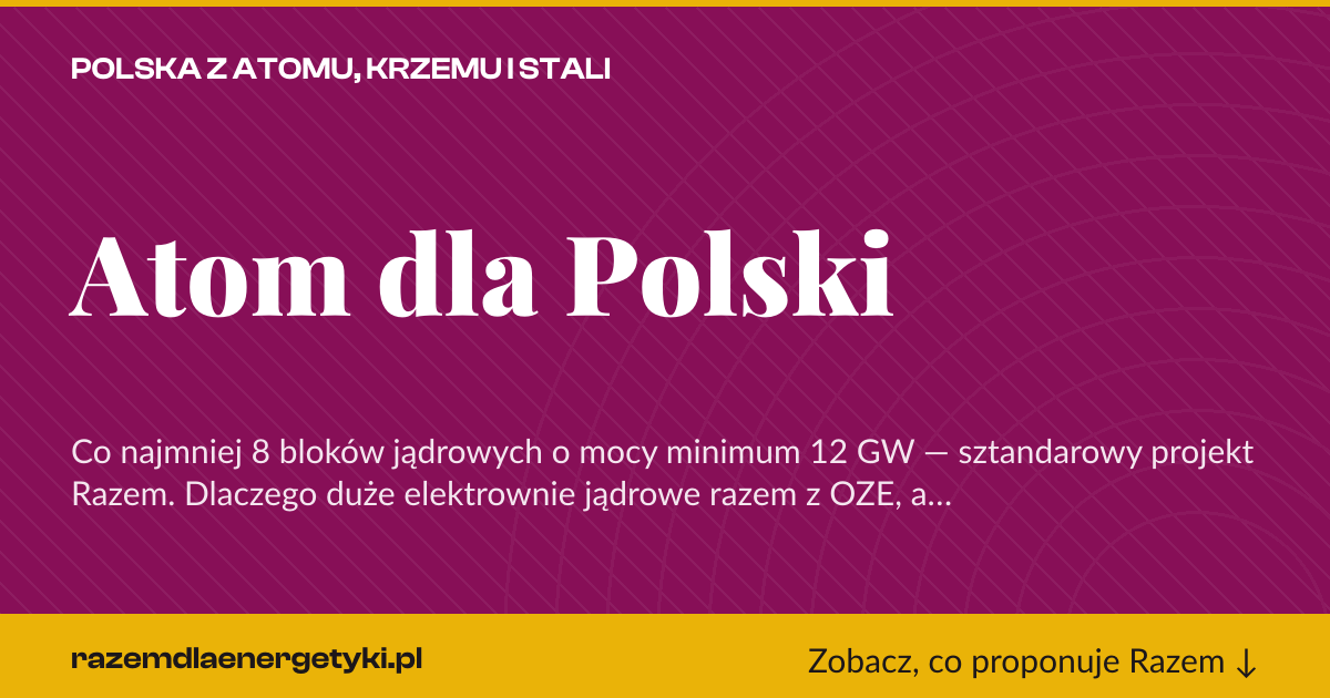 Karta social do udostępnienia: Atom dla Polski